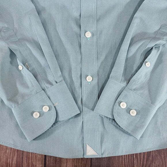 UNTUCKit Cadetto Mens Size Large Wrinkle Free Regular Fit LS Button Down Shirt - Picture 8 of 15